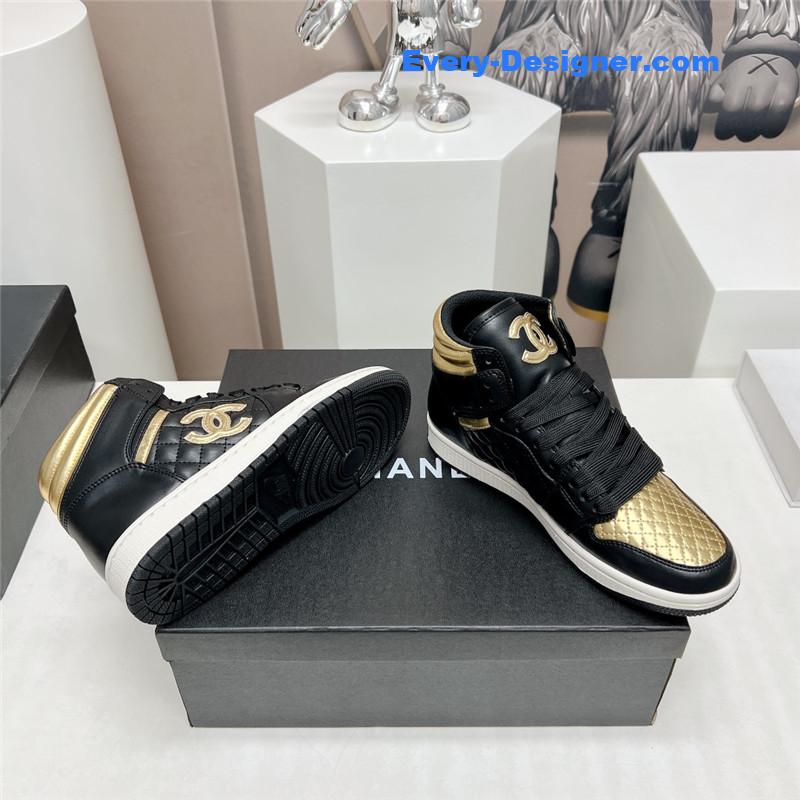 CC joint high top casual shoes