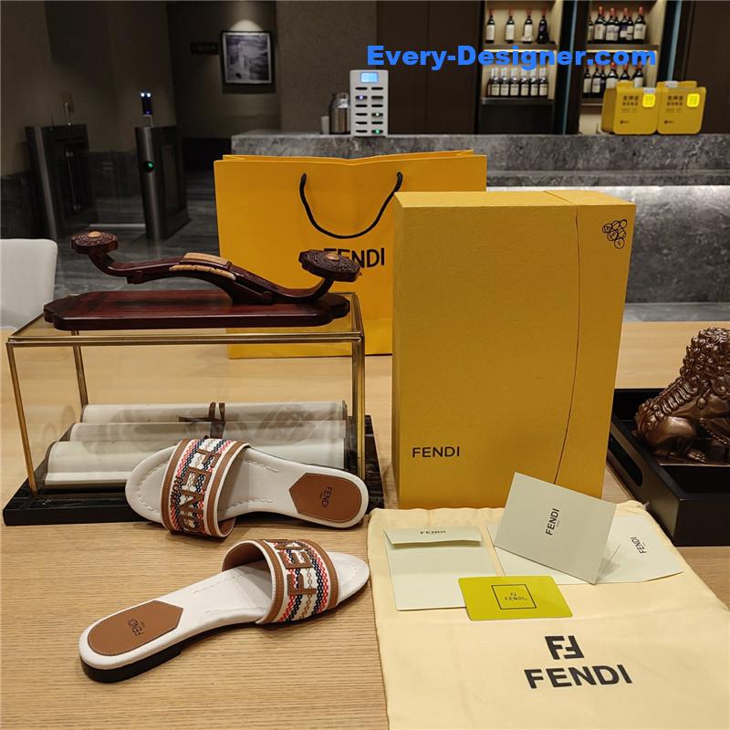 F**di haute couture flat sandals