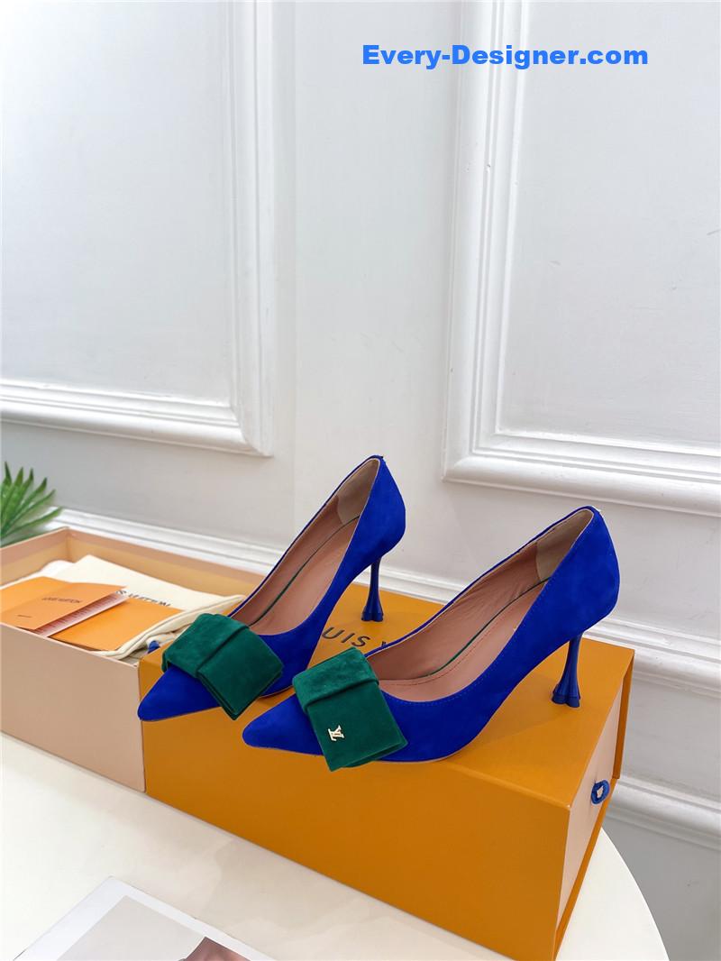 l0vis Vvtt0n lv bowknot pointed shoes