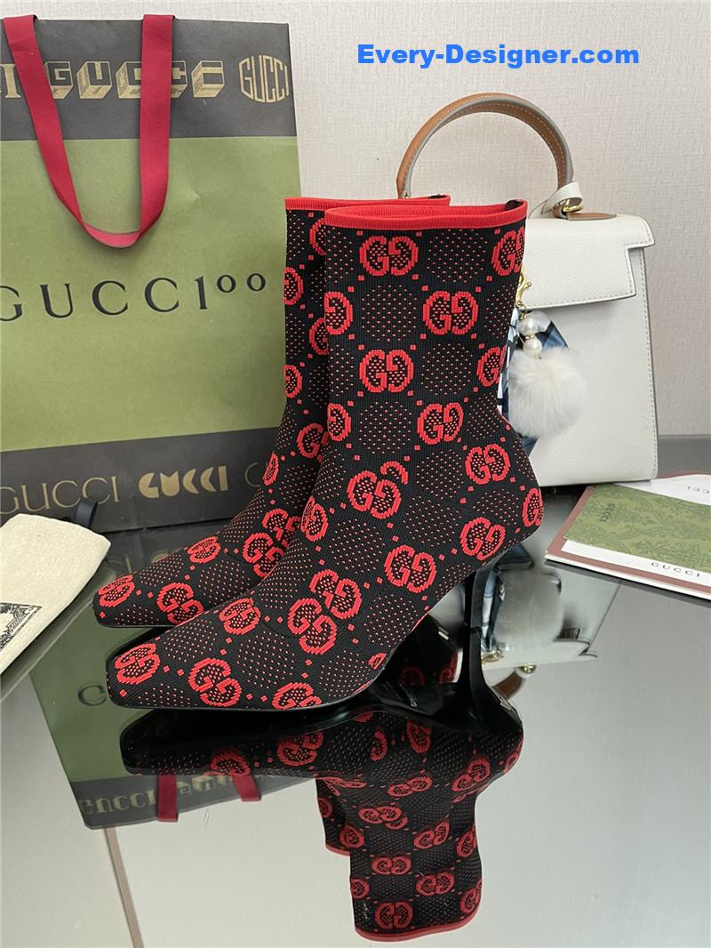 Gvc*1 new gg knitted ankle boots elastic socks boots