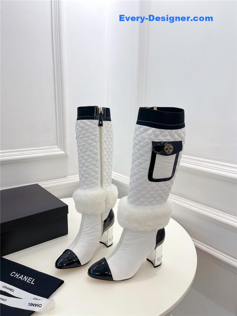 CC electroplated heel down boots