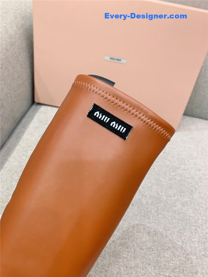 M1um1u new pointed toe high heel elastic sock boots