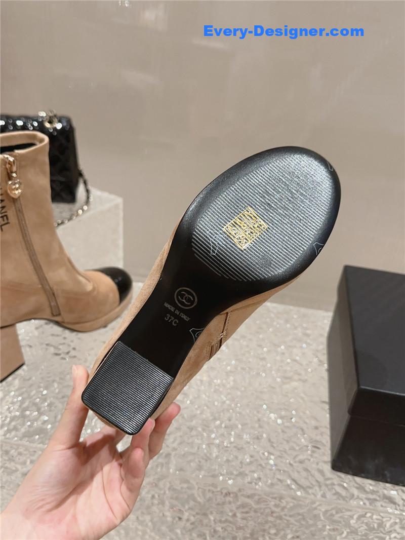 CC catwalk platform high heel boots