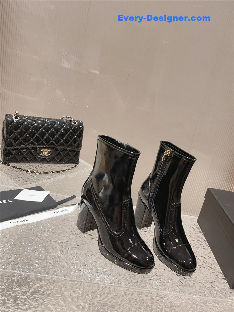 CC catwalk platform high heel boots