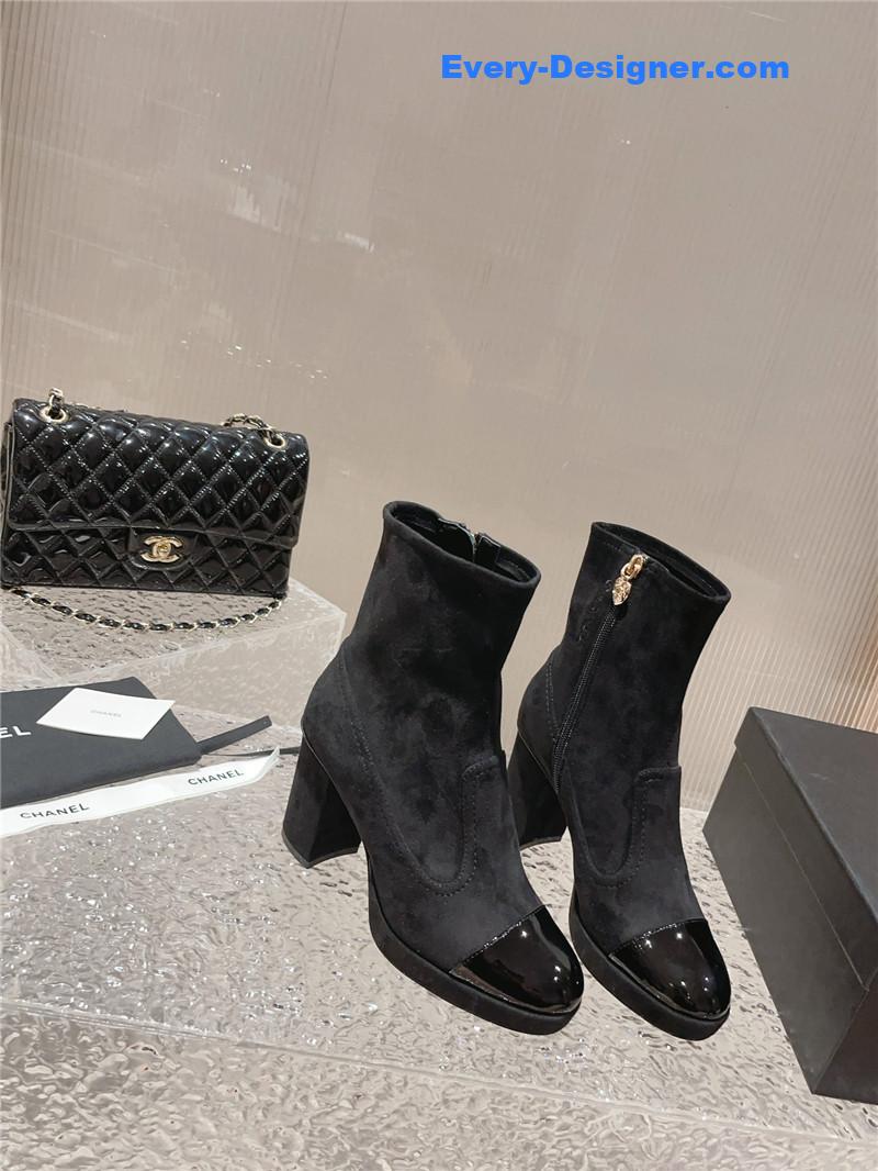 CC catwalk platform high heel boots