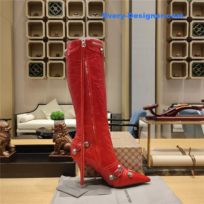 Ba1en*iaga metal stud le cagloe motorcycle boots