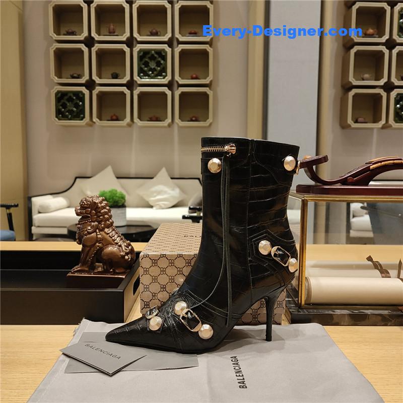 Ba1en*iaga metal stud le cagloe motorcycle boots