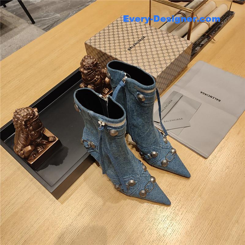 Ba1en*iaga metal stud le cagloe motorcycle boots