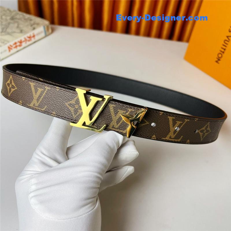 l0vis Vvtt0n lv double-sided first-layer cowhide belt