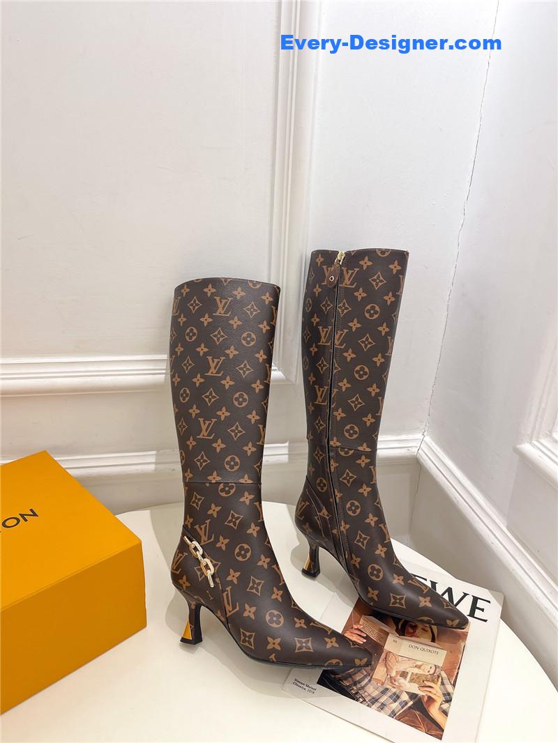 l0vis Vvtt0n lv small square toe metal heel boots
