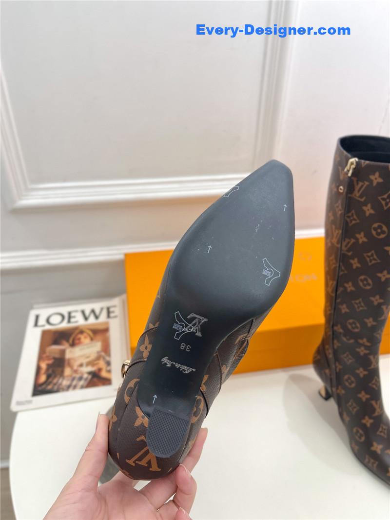 l0vis Vvtt0n lv small square toe metal heel boots