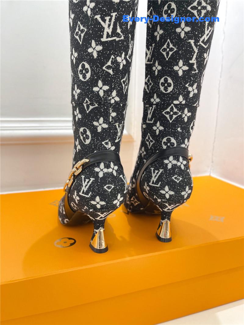 l0vis Vvtt0n lv small square toe metal heel boots