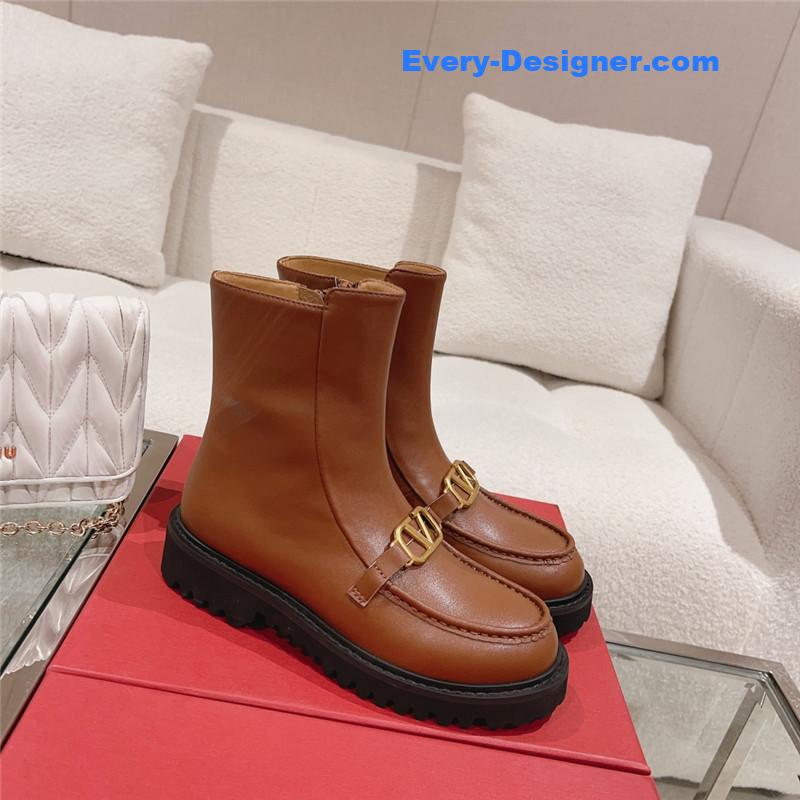 Va1e*ntin0 v buckle side pull boots