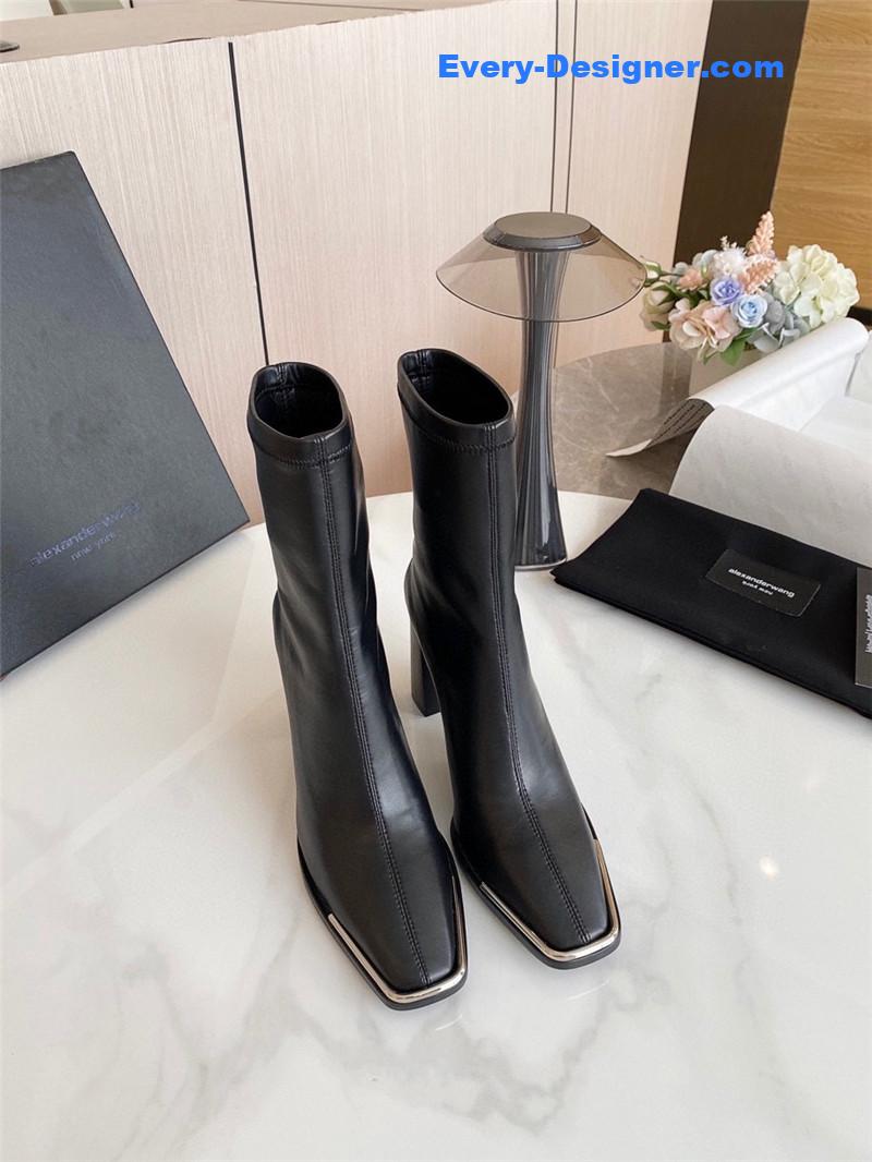 A1exa*der wang stretch leather boots