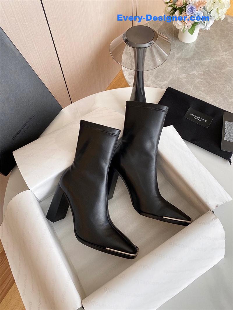 A1exa*der wang stretch leather boots