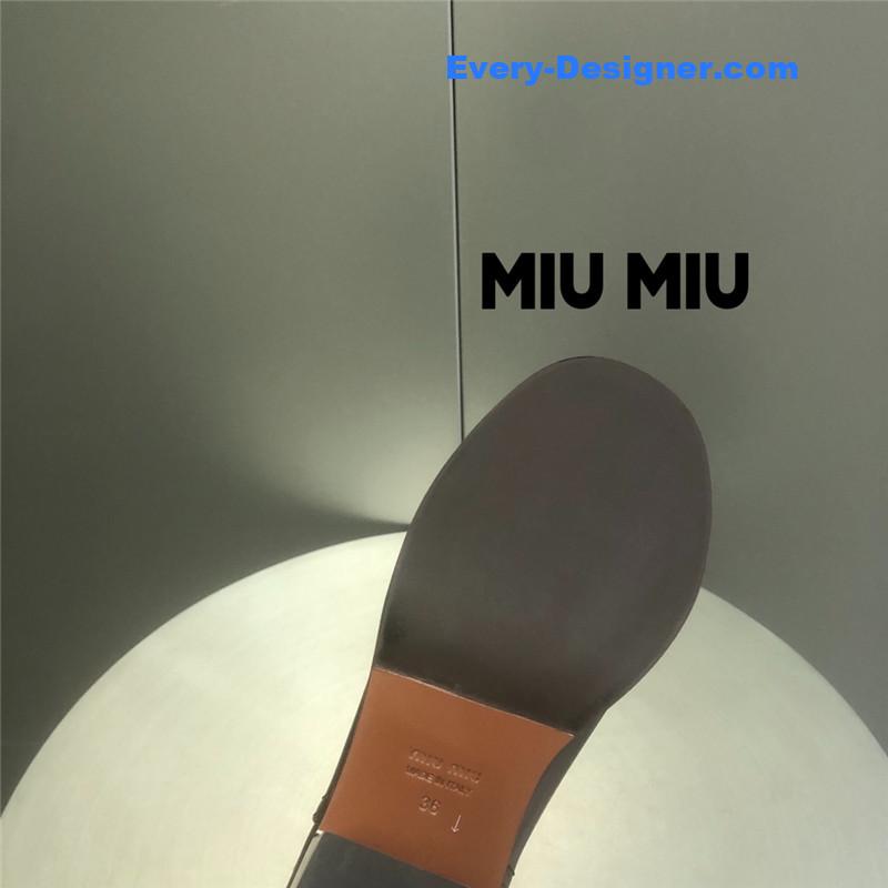 M1um1u thick heel short boots