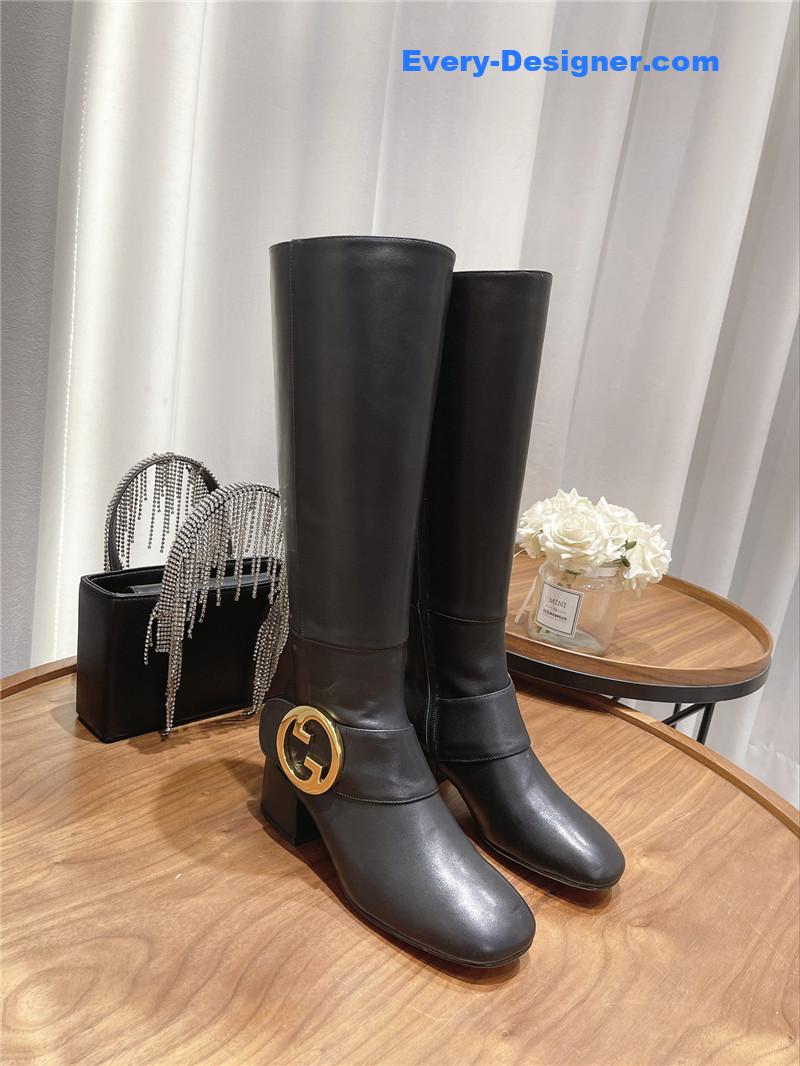 Gvc*1 double g buckle boots
