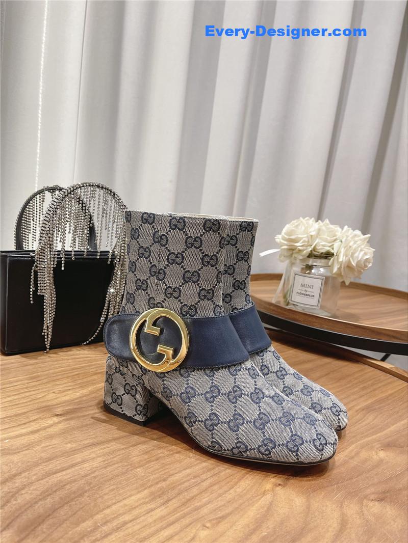 Gvc*1 double g buckle boots
