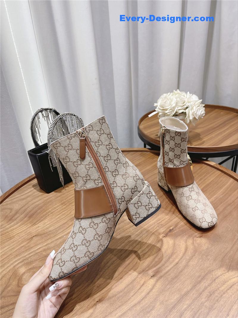 Gvc*1 double g buckle boots
