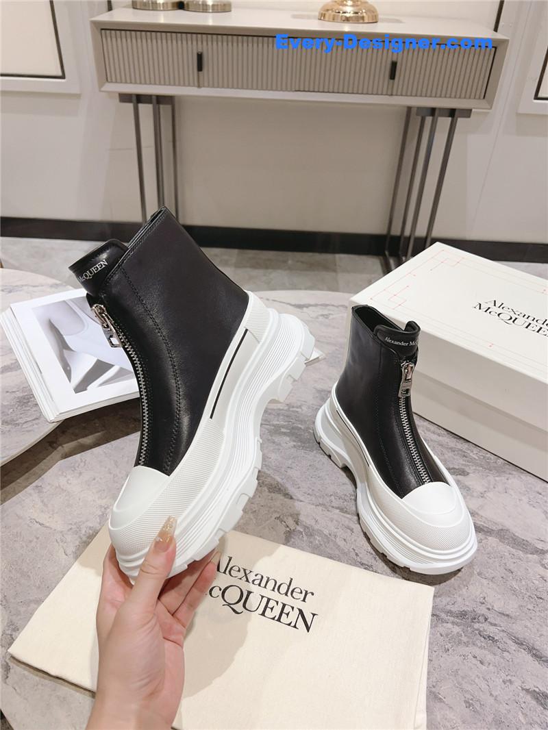 a1exa*der Mcqv*en front zip booties