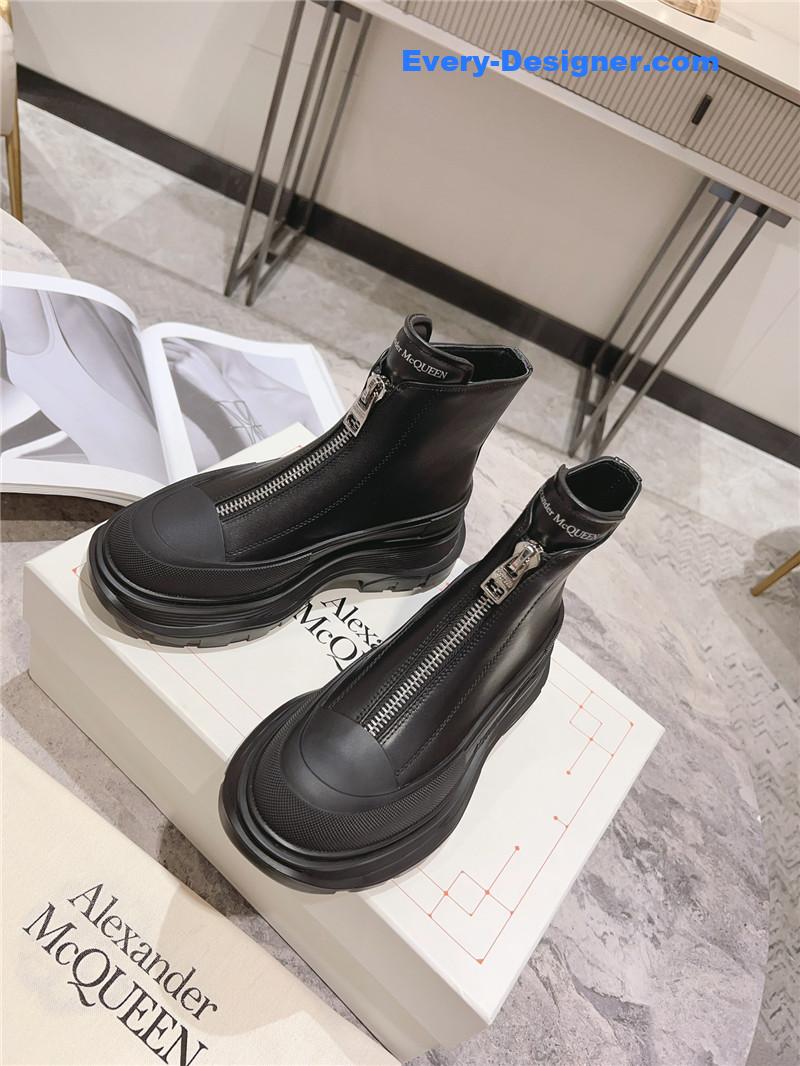 a1exa*der Mcqv*en front zip booties