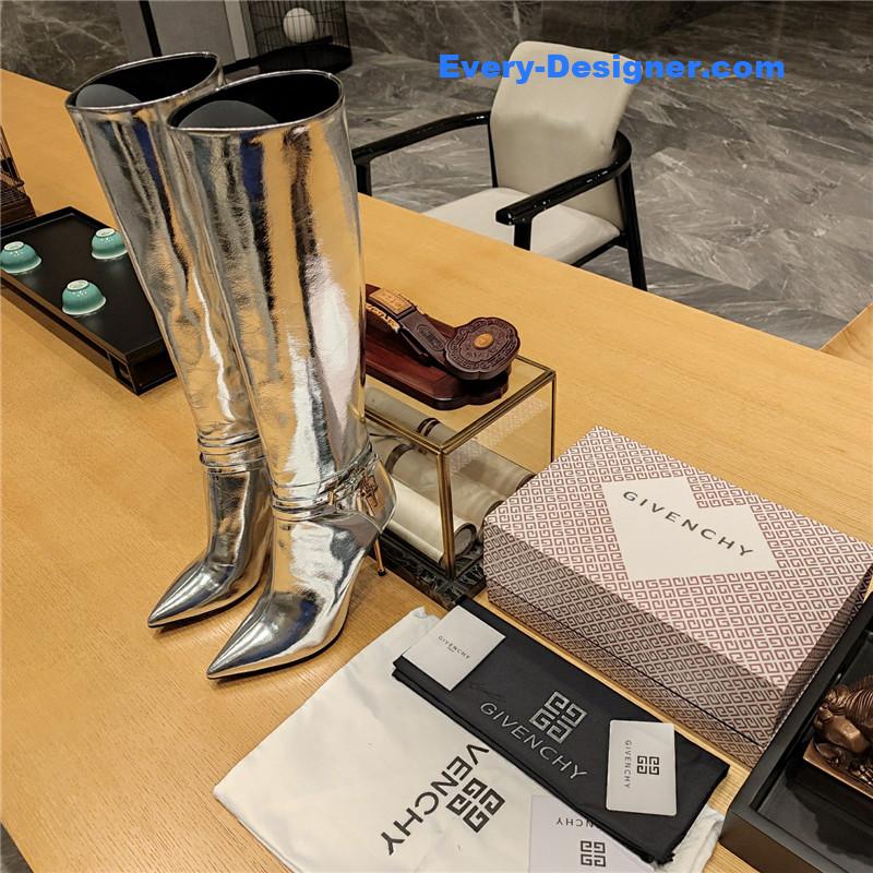 Givenchy stiletto high heel sexy pointed toe boots
