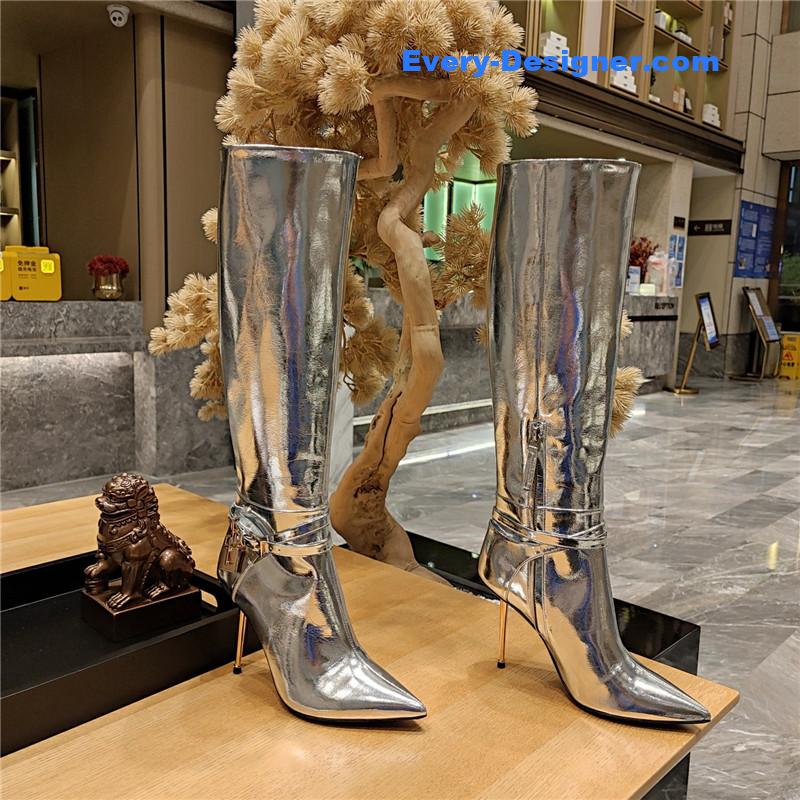 Givenchy stiletto high heel sexy pointed toe boots