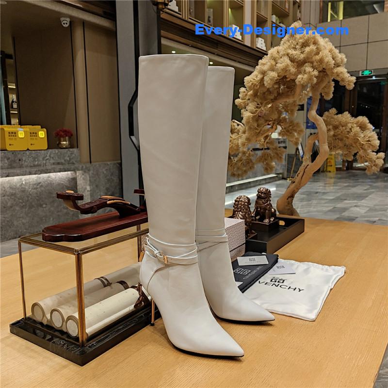Givenchy stiletto high heel sexy pointed toe boots