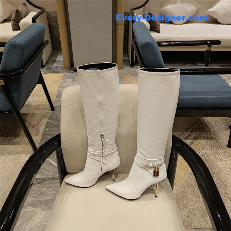Givenchy stiletto high heel sexy pointed toe boots