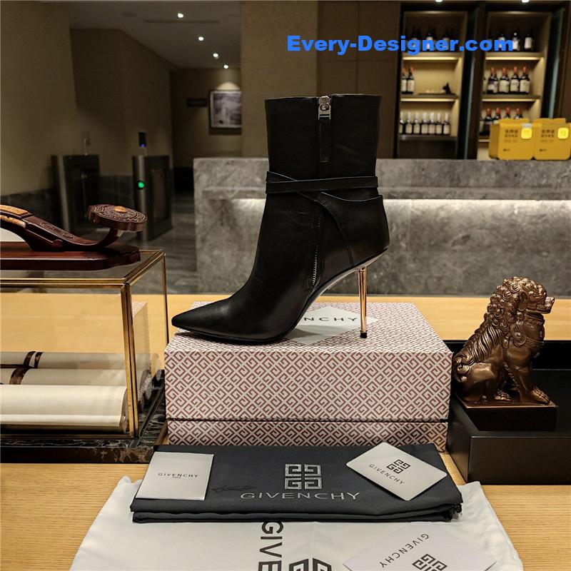 Givenchy stiletto high heel sexy pointed toe boots