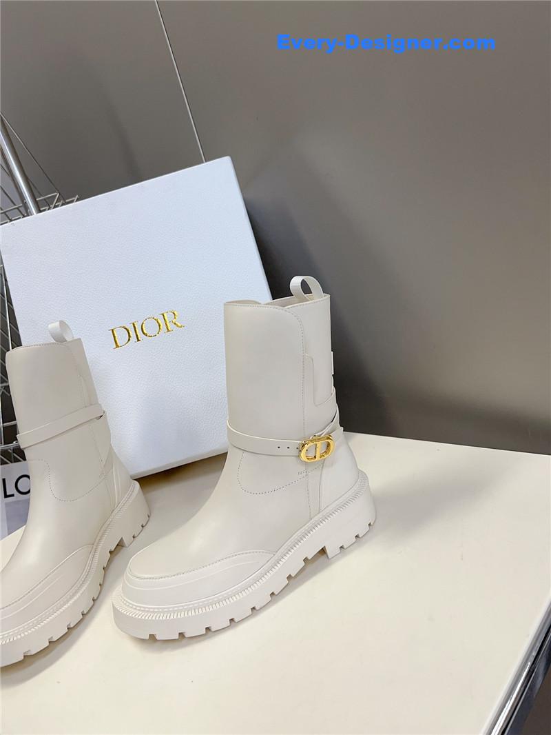 D10r autumn and winter catwalk style mid-calf boots