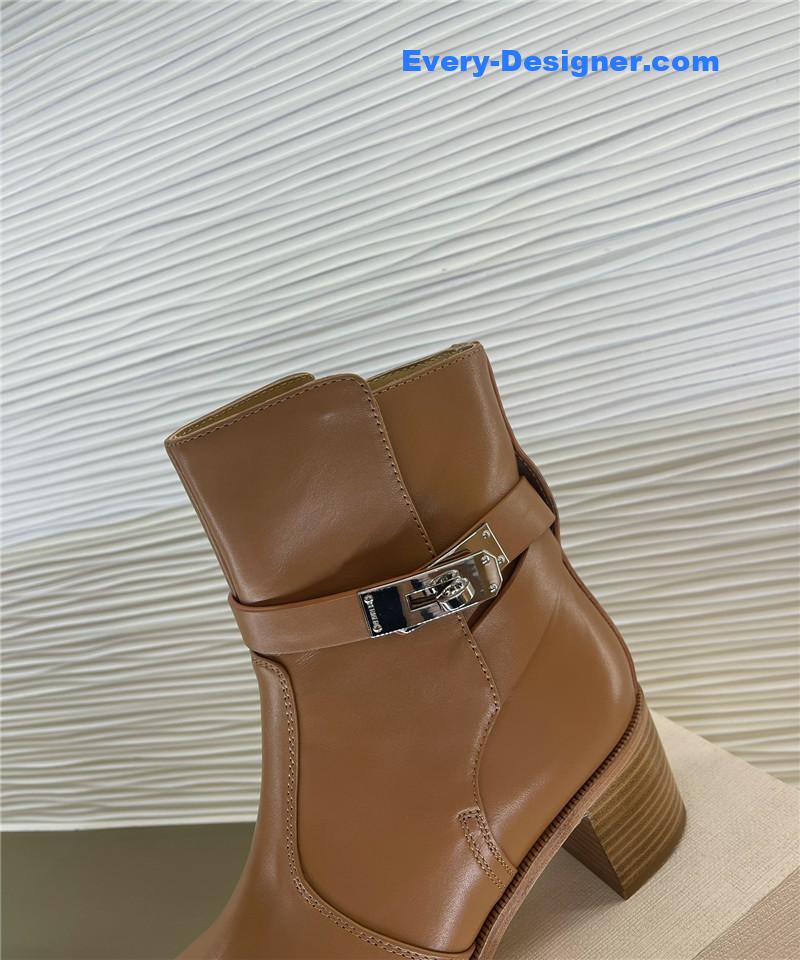 H**me5 new classic kelly buckle leather boots