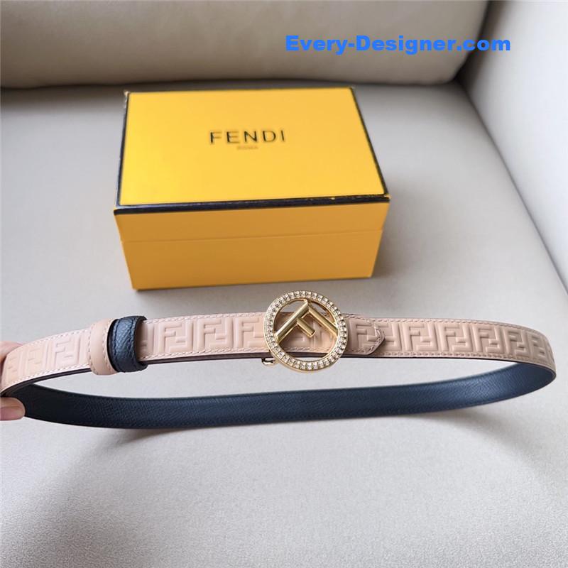 F**di 2.0cm reversible belt