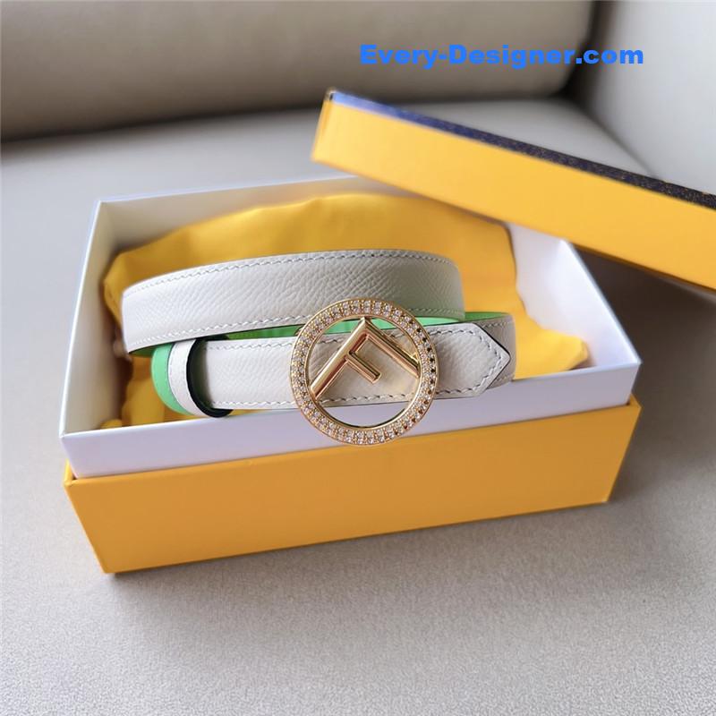 F**di 2.0cm reversible belt