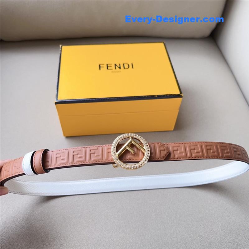 F**di 2.0cm reversible belt