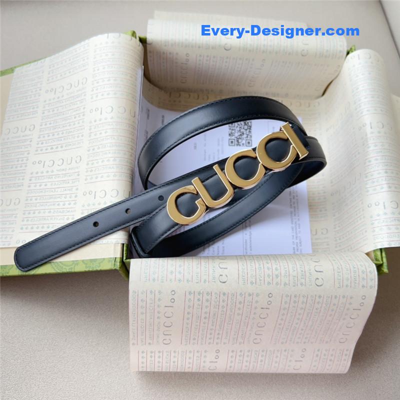 Gvc*1 double g embellishment + square buckle belt