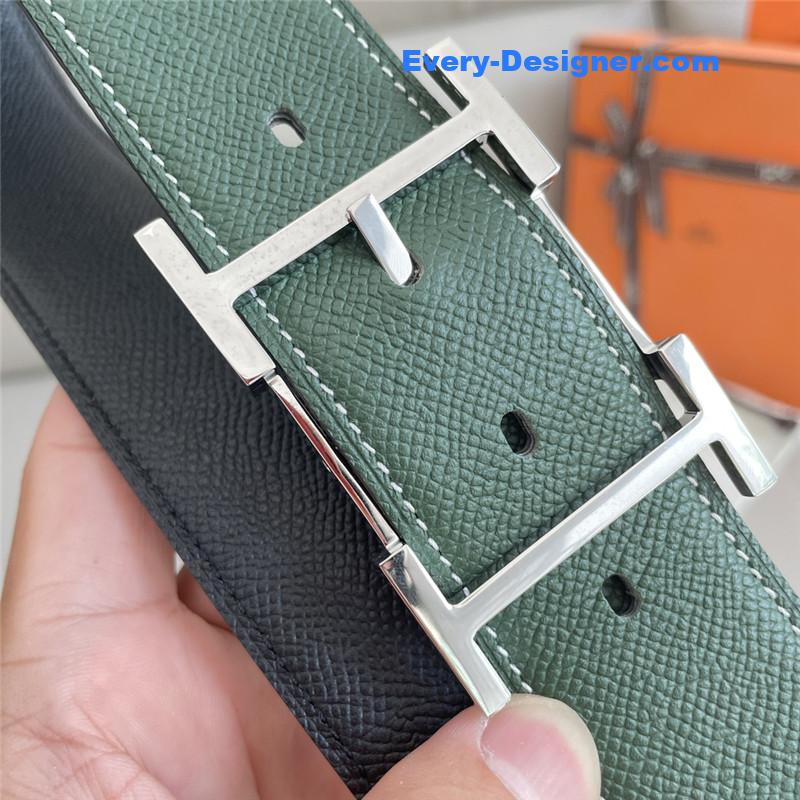 H**me5 classic double-sided pebbled belt