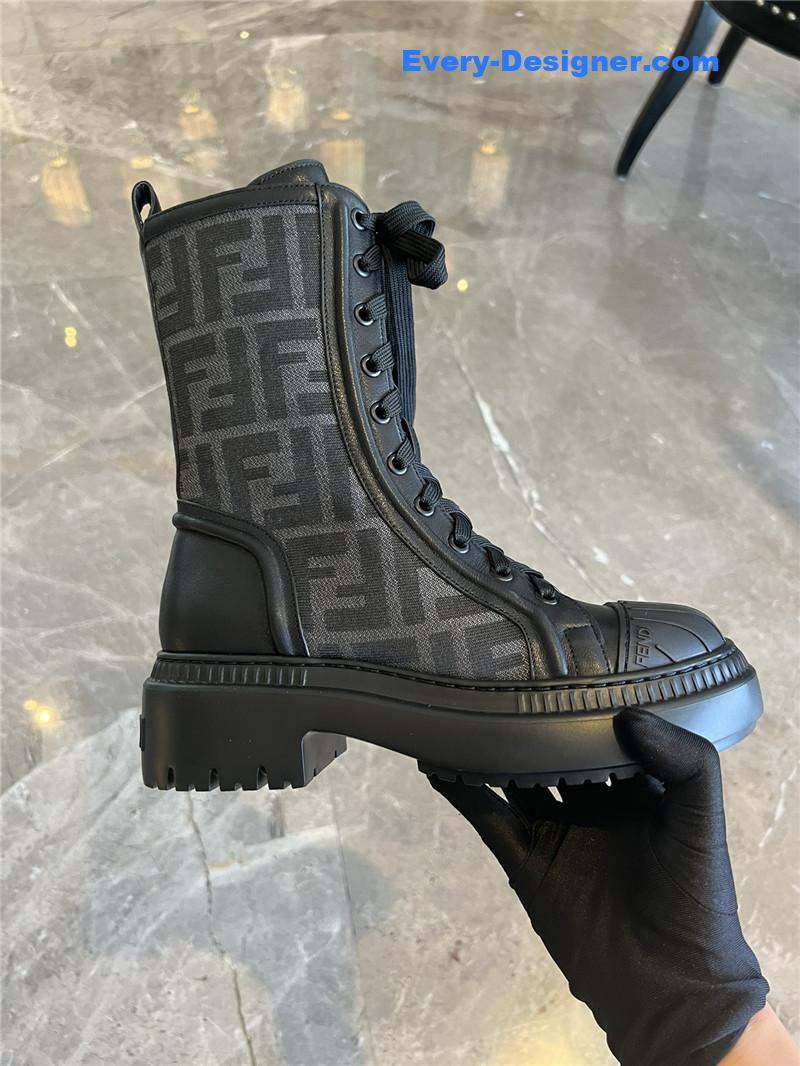 F**di domino motorcycle boots