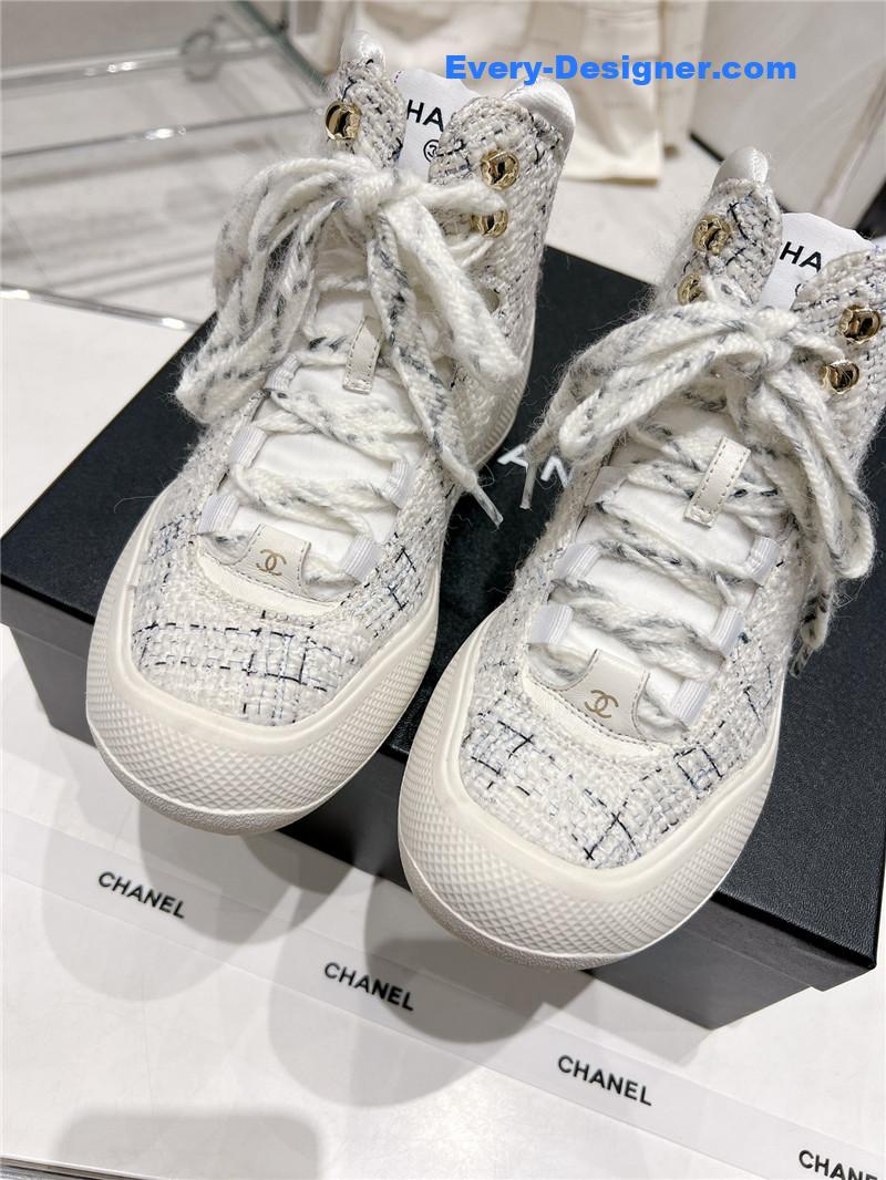 CC sports lace-up thick-soled women’s boots