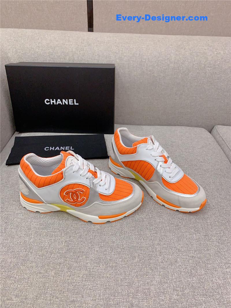 Ch**el new color block sneakers