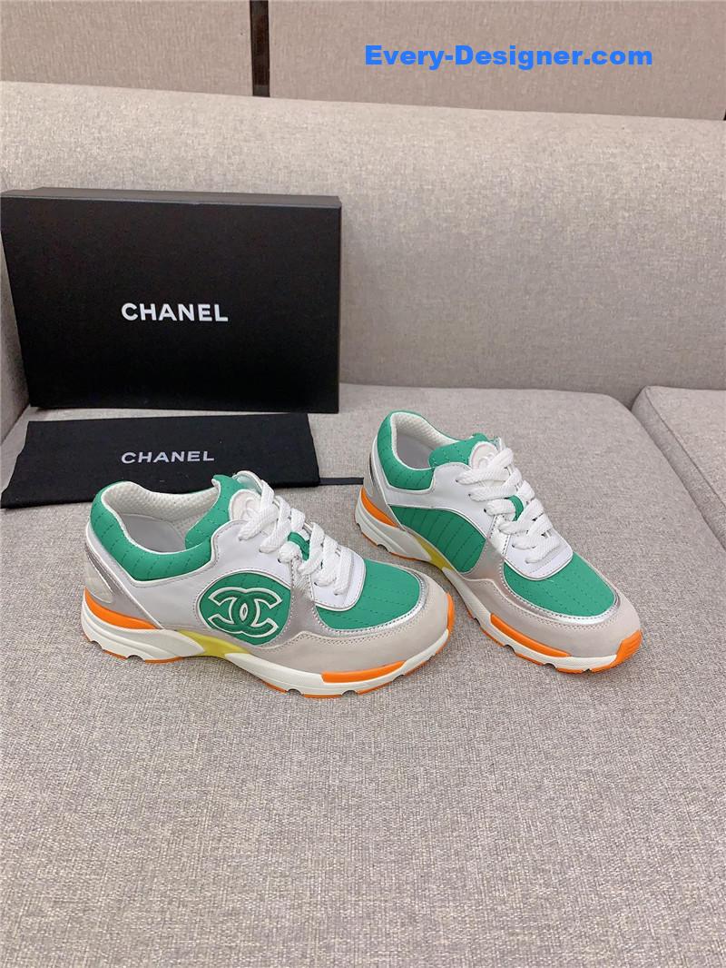 Ch**el new color block sneakers