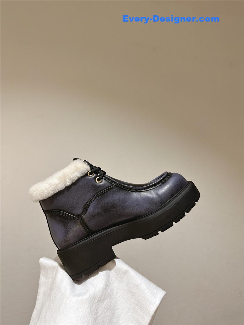 M1um1u wool ankle boots