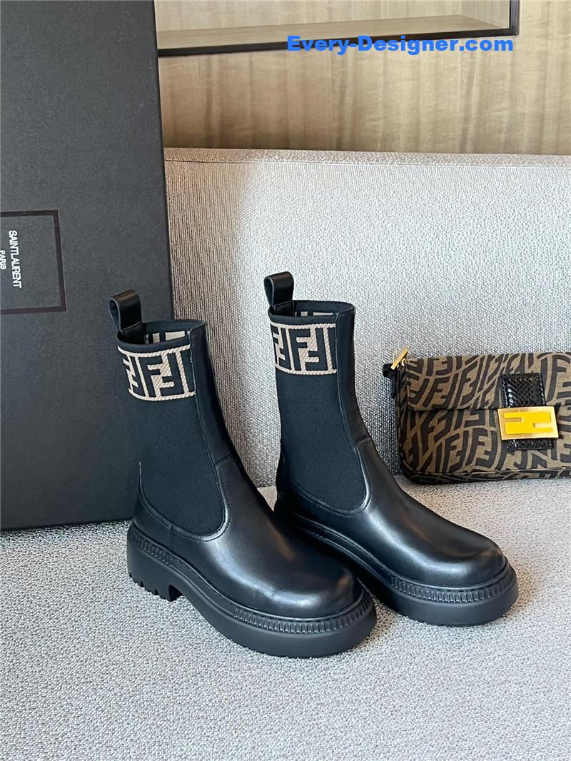 F**di new domino motorcycle boots