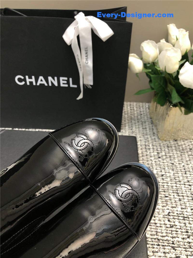 CC Xiaoxiang round toe thick heel short boots