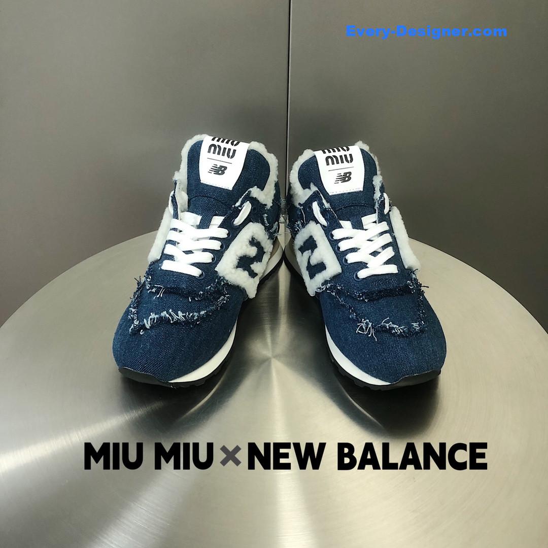 M1um1u new balance 574 joint sneakers