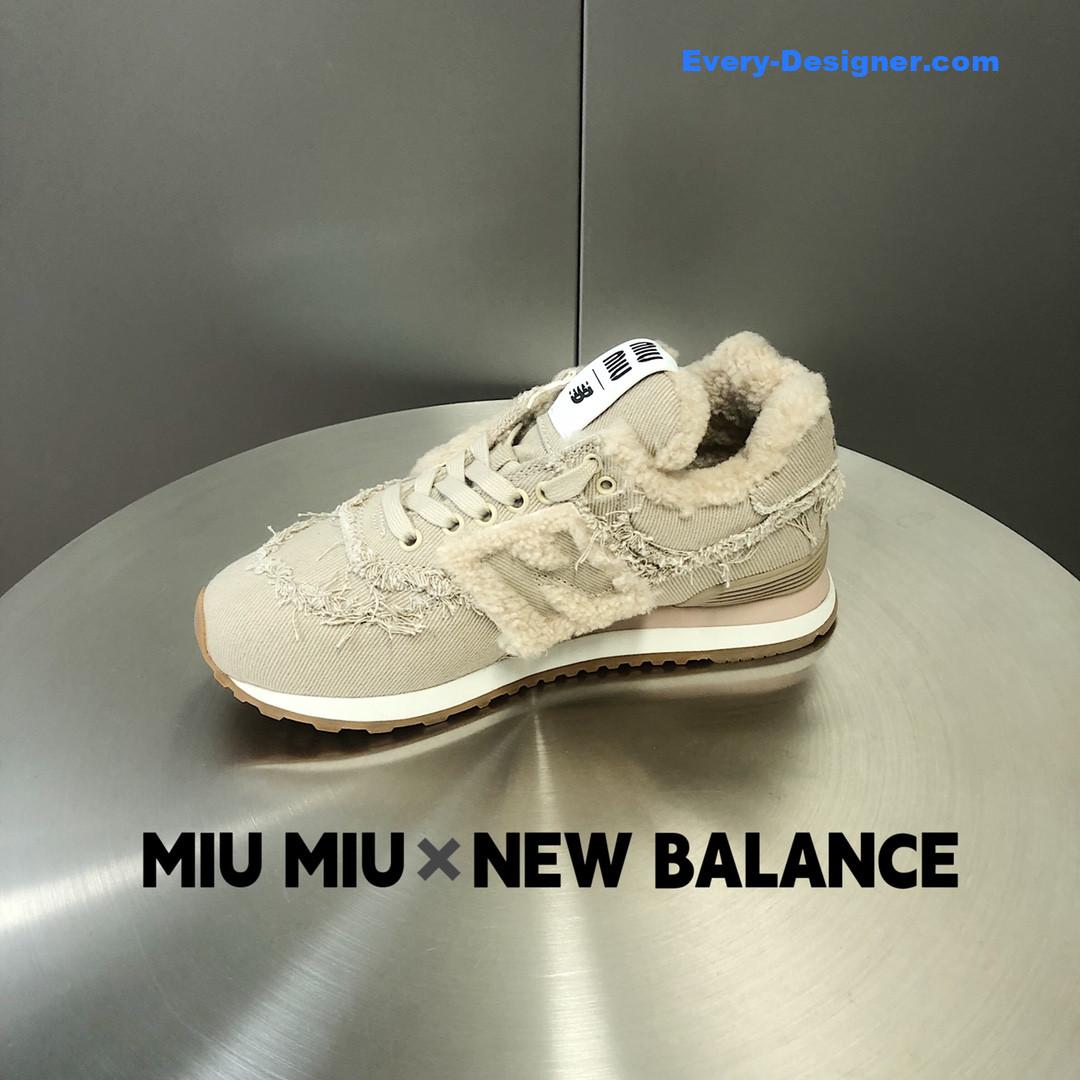 M1um1u new balance 574 joint sneakers