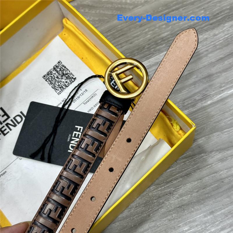 F**di electroplated f buckle belt