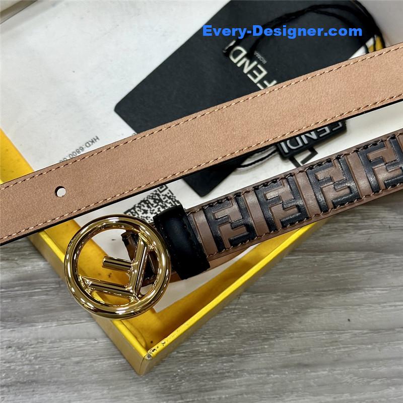 F**di electroplated f buckle belt