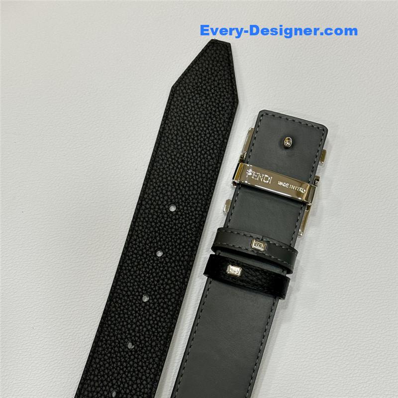 F**di double f electroplated buckle