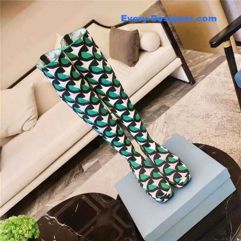 Pra*a catwalk high imitation platform boots